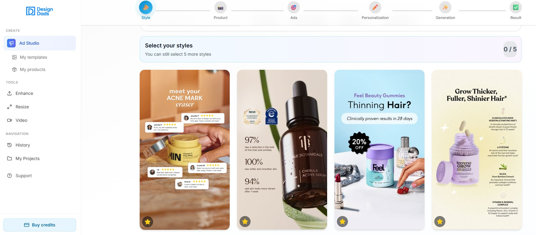DesignDads Dashboard